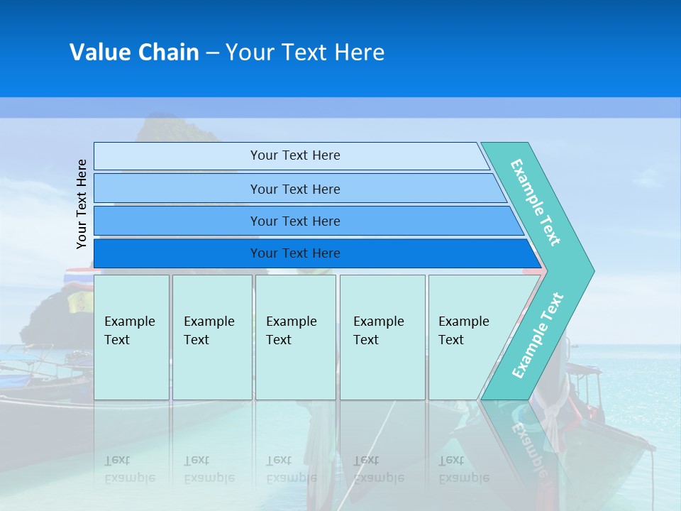 Longtail Transportation Beach PowerPoint Template