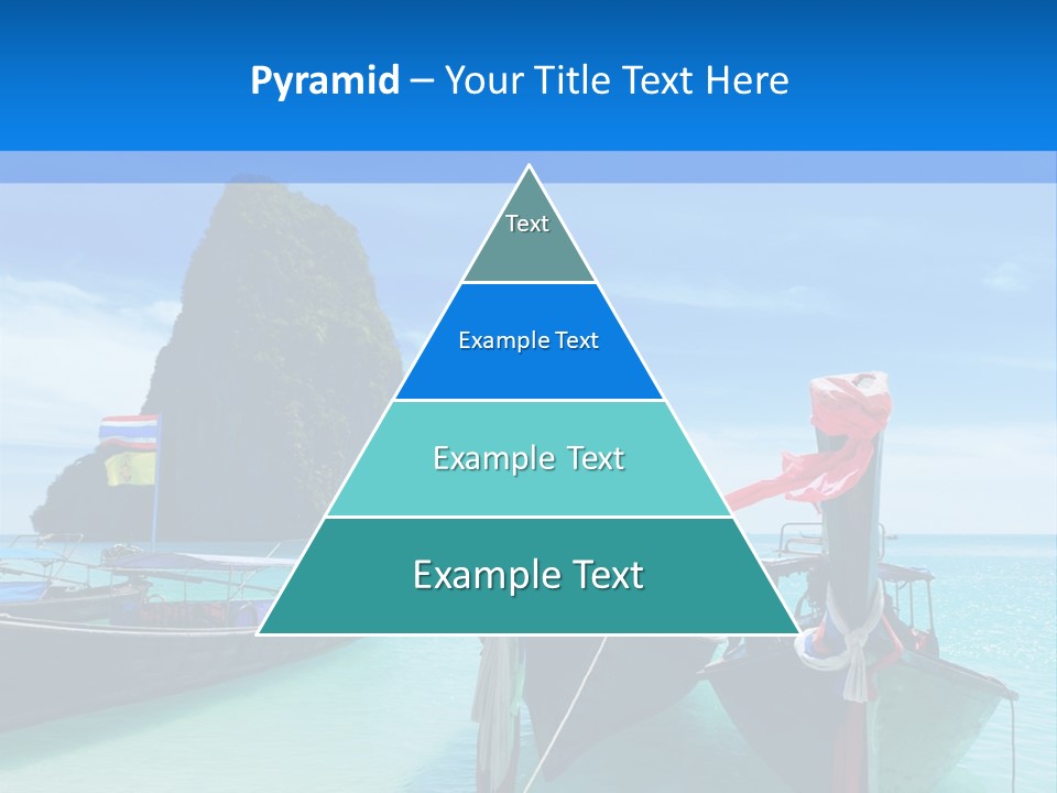 Longtail Transportation Beach PowerPoint Template