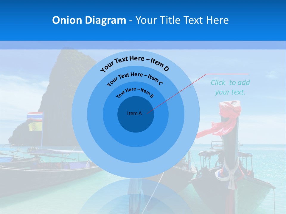 Longtail Transportation Beach PowerPoint Template