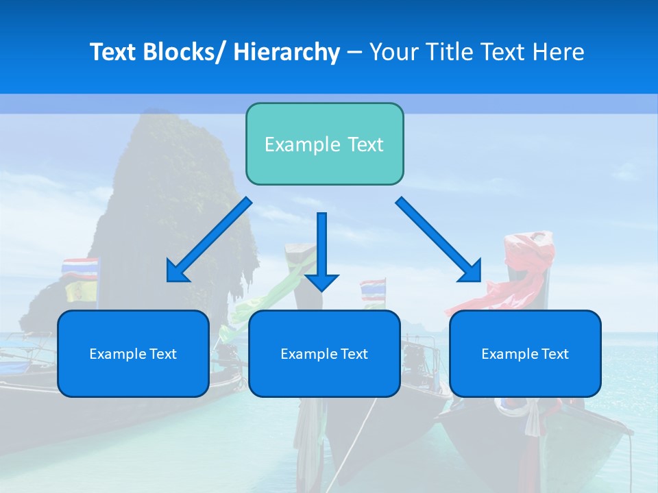 Longtail Transportation Beach PowerPoint Template