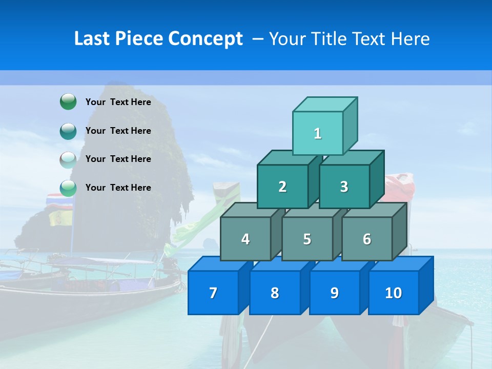 Longtail Transportation Beach PowerPoint Template