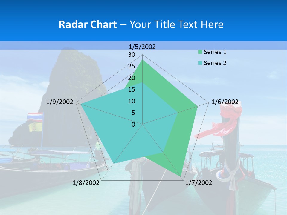 Longtail Transportation Beach PowerPoint Template