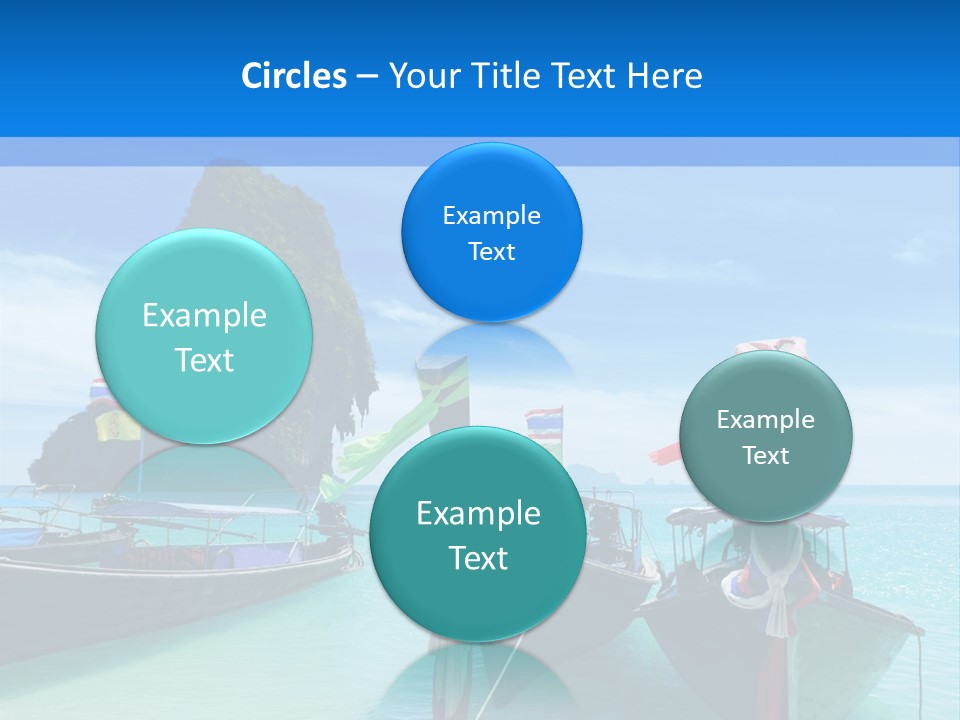 Longtail Transportation Beach PowerPoint Template