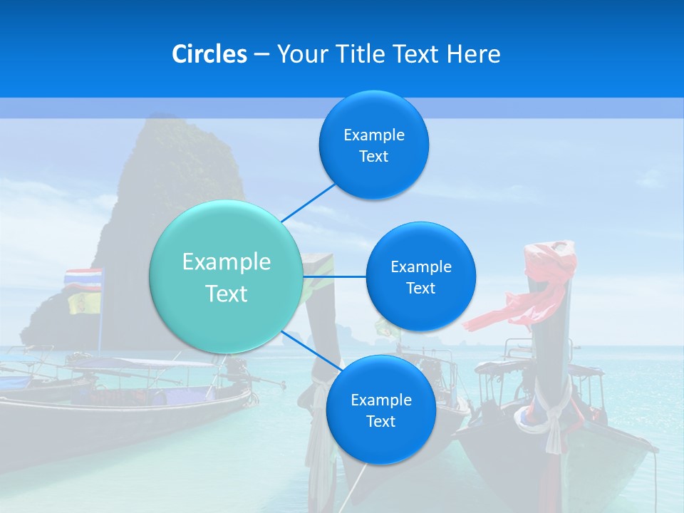 Longtail Transportation Beach PowerPoint Template