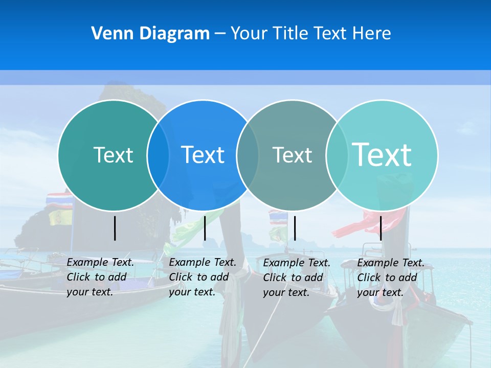 Longtail Transportation Beach PowerPoint Template