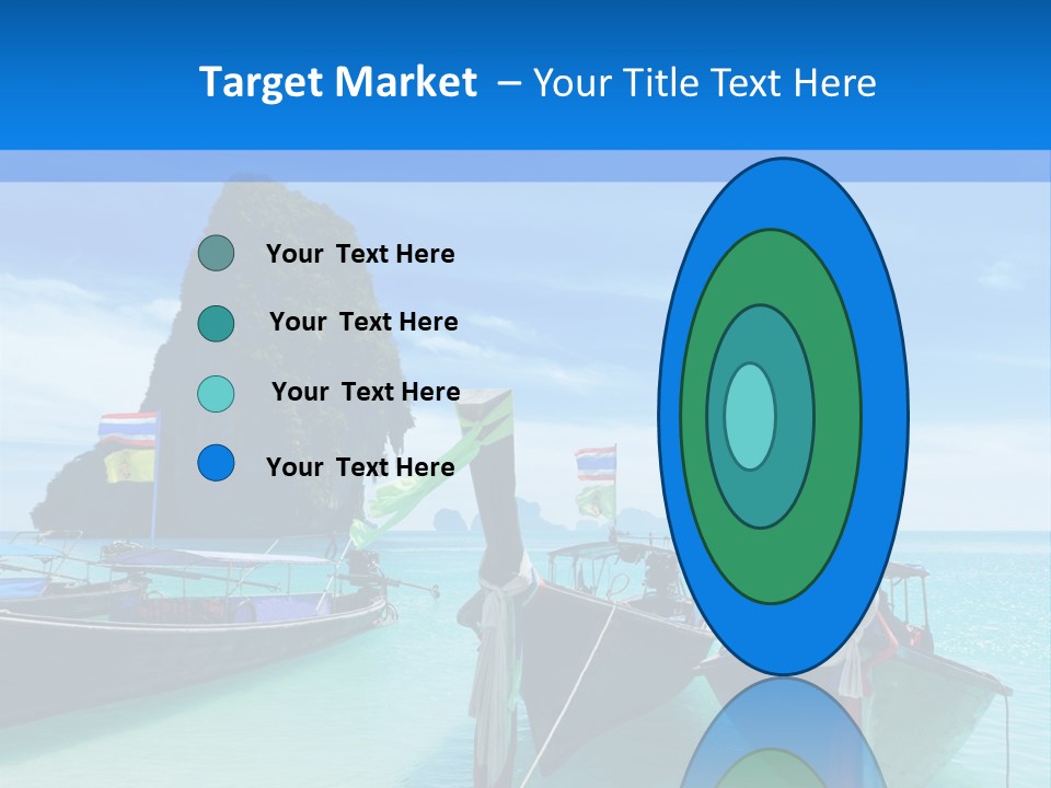 Longtail Transportation Beach PowerPoint Template