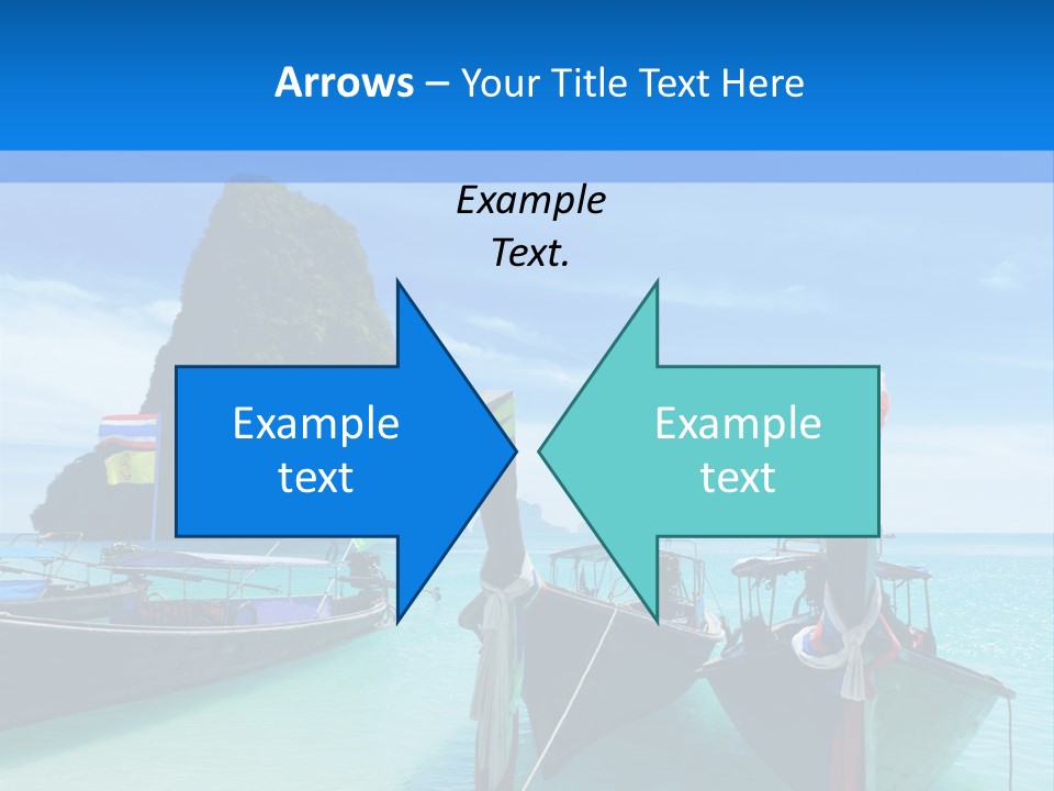 Longtail Transportation Beach PowerPoint Template