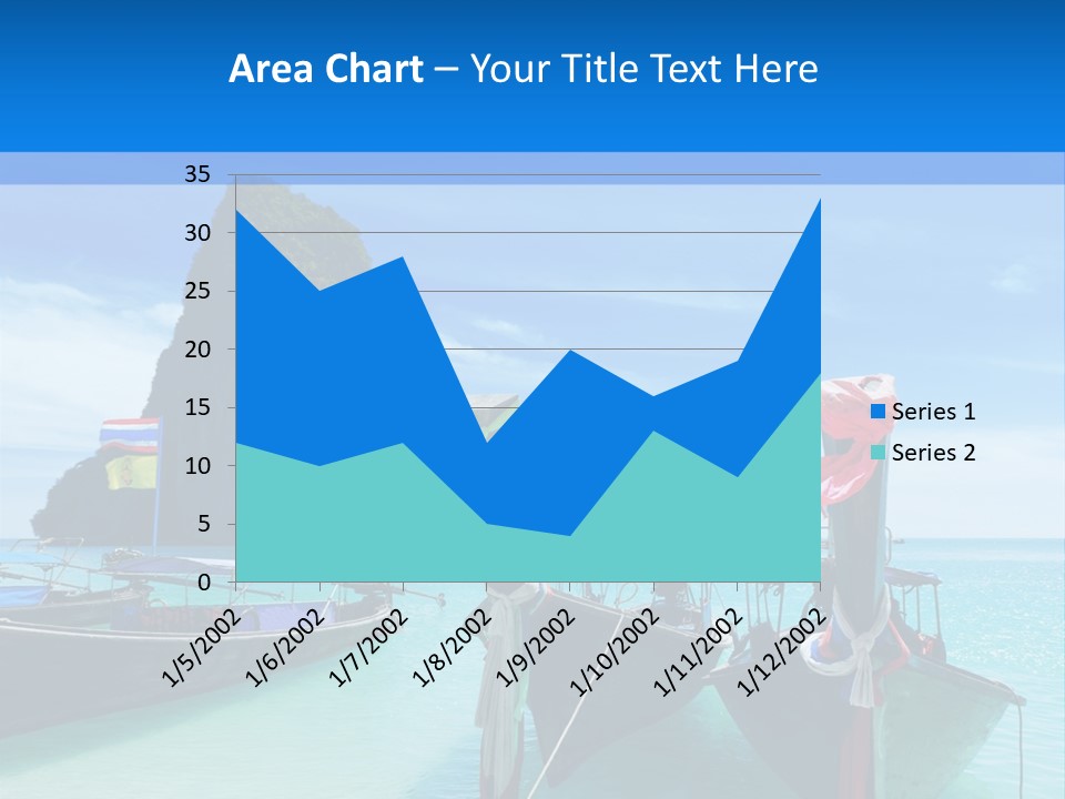 Longtail Transportation Beach PowerPoint Template