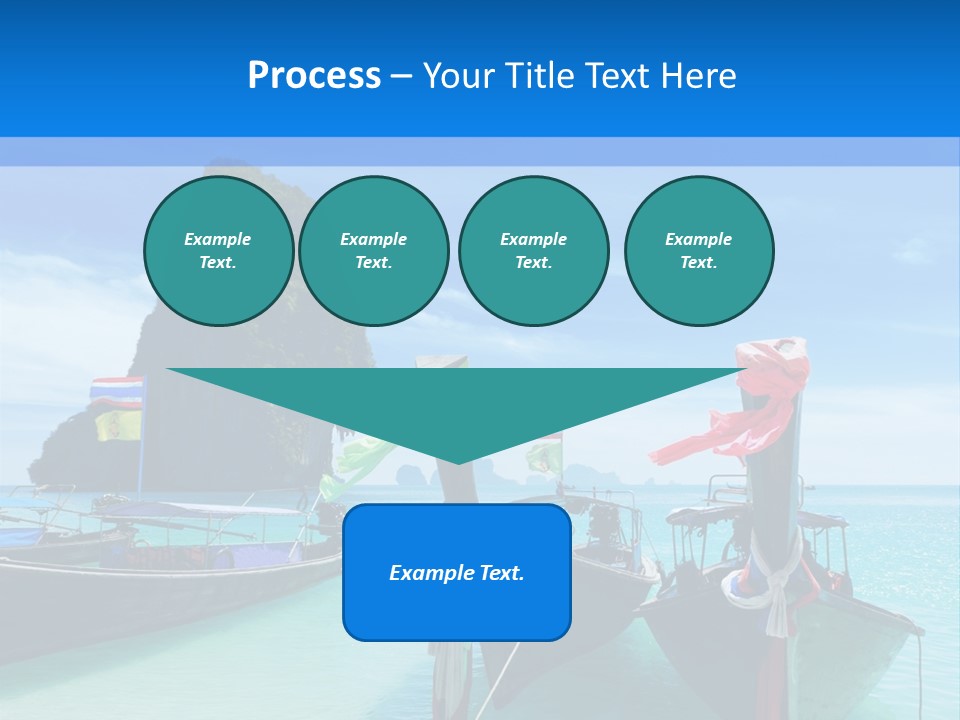 Longtail Transportation Beach PowerPoint Template