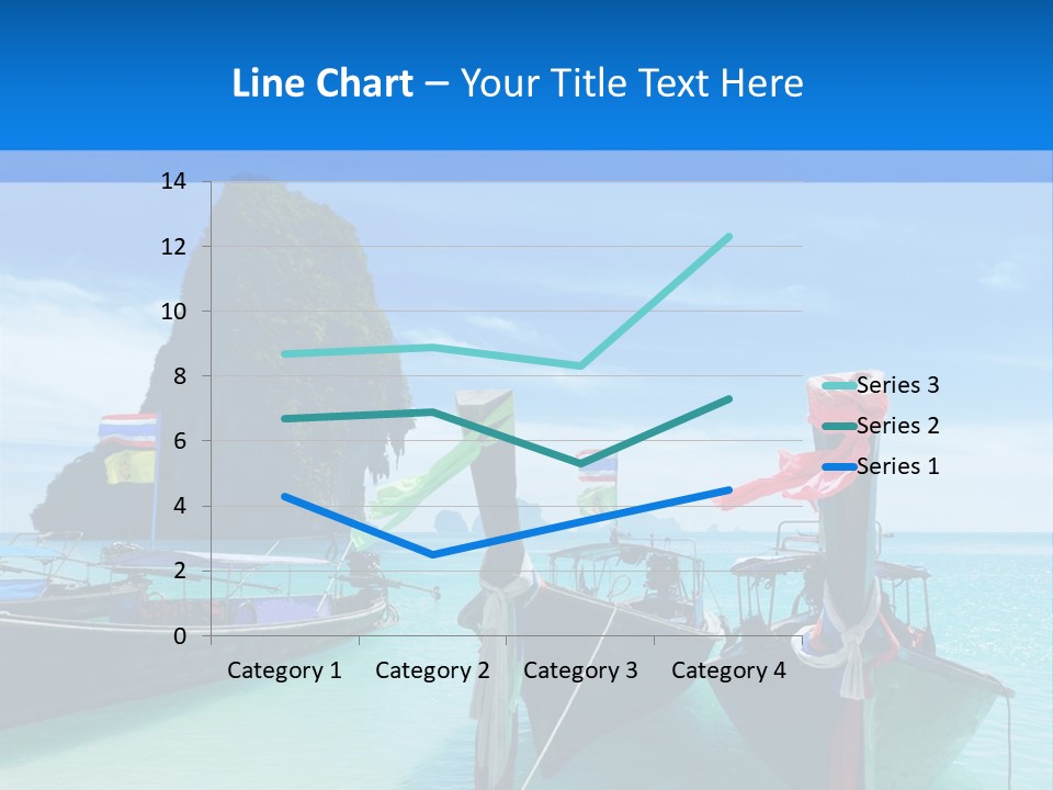Longtail Transportation Beach PowerPoint Template