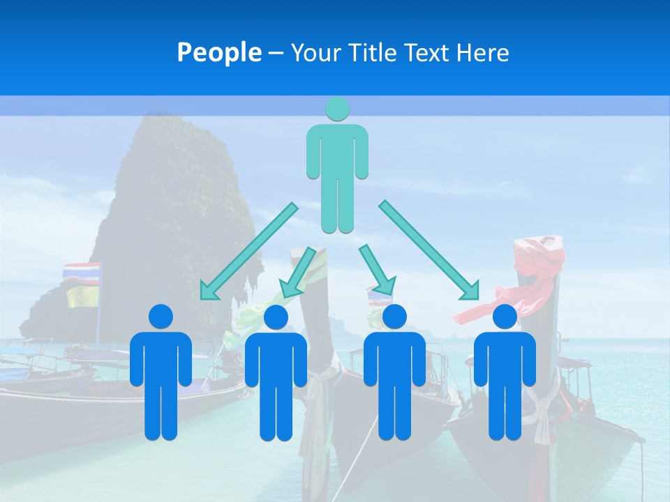 Longtail Transportation Beach PowerPoint Template