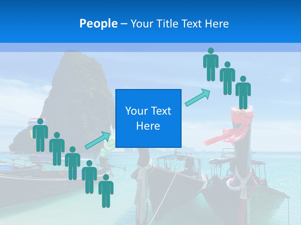 Longtail Transportation Beach PowerPoint Template