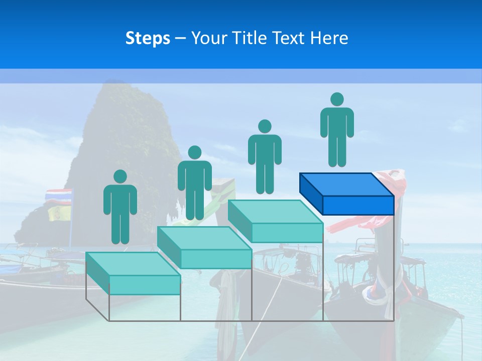 Longtail Transportation Beach PowerPoint Template