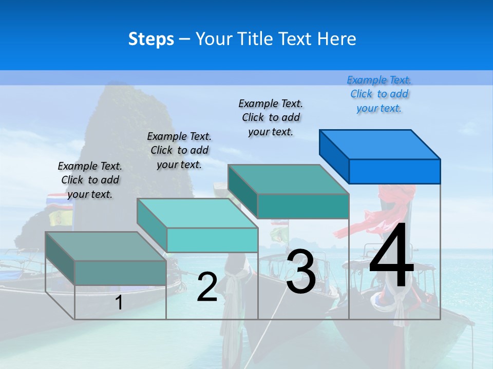 Longtail Transportation Beach PowerPoint Template