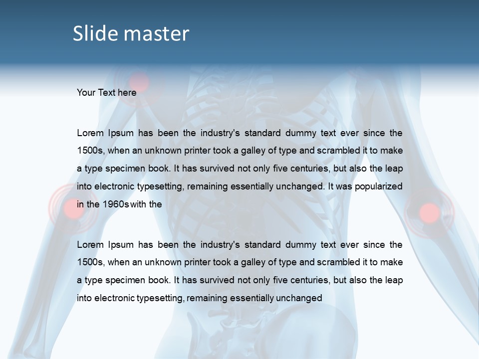 Hip Anatomy Medicine PowerPoint Template