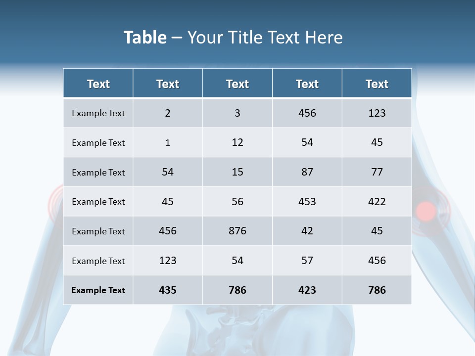 Hip Anatomy Medicine PowerPoint Template