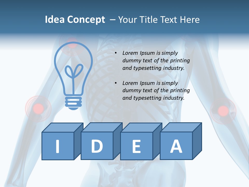 Hip Anatomy Medicine PowerPoint Template