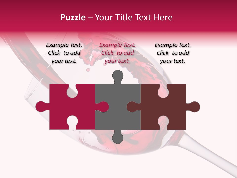 Cheers Cabernet Merlot PowerPoint Template