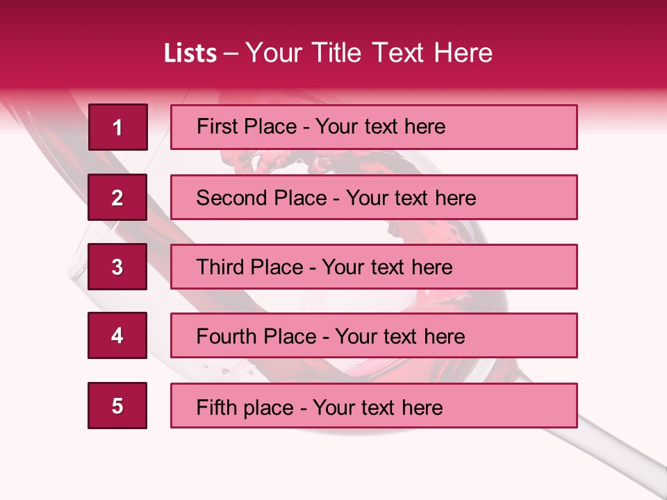 Cheers Cabernet Merlot PowerPoint Template