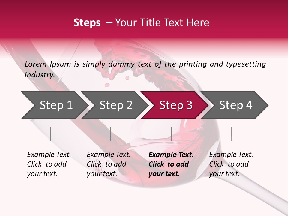 Cheers Cabernet Merlot PowerPoint Template