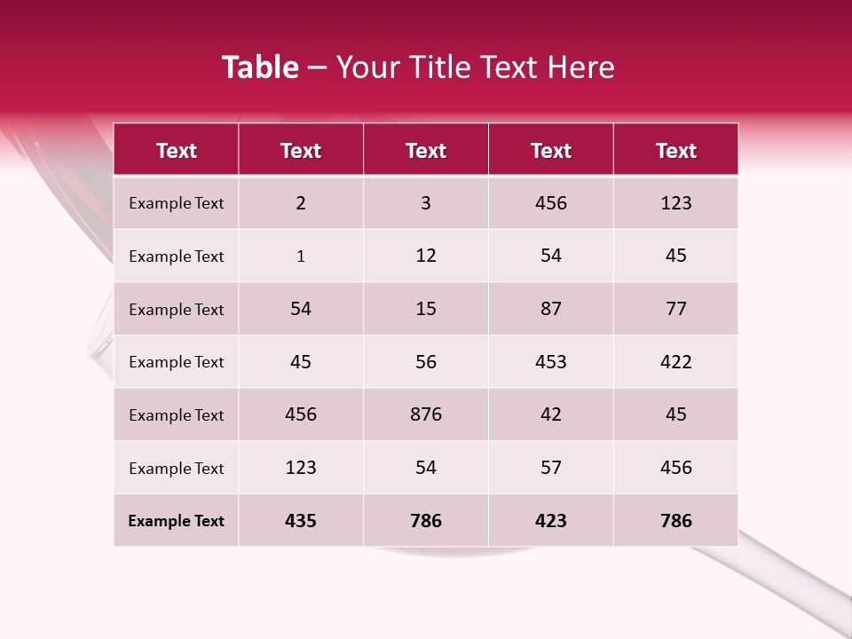 Cheers Cabernet Merlot PowerPoint Template