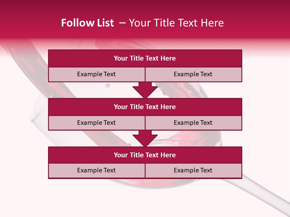 Cheers Cabernet Merlot PowerPoint Template