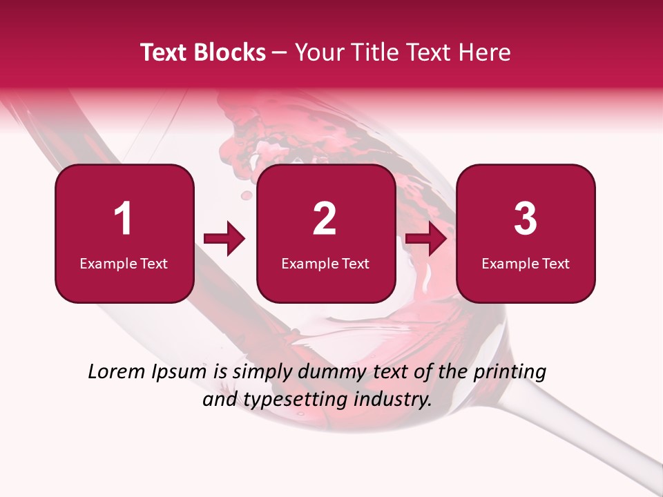 Cheers Cabernet Merlot PowerPoint Template