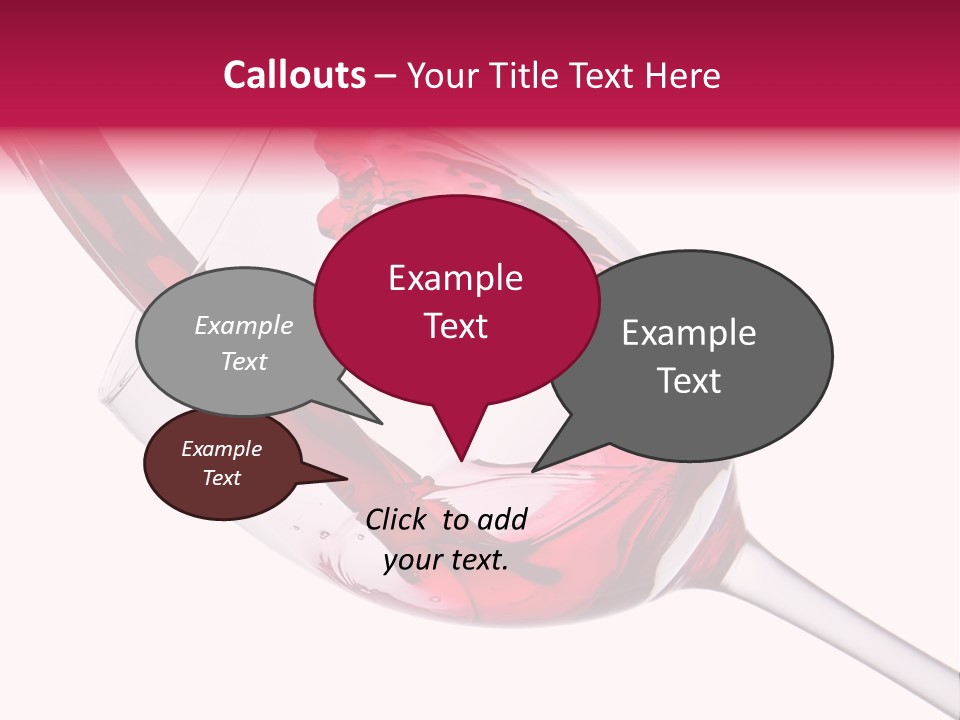 Cheers Cabernet Merlot PowerPoint Template