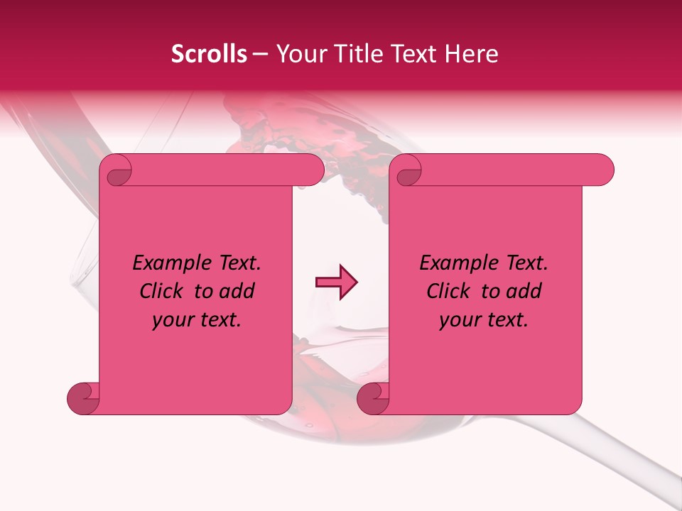 Cheers Cabernet Merlot PowerPoint Template