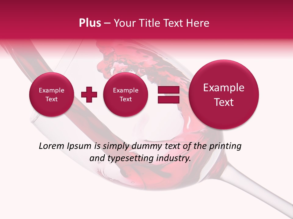 Cheers Cabernet Merlot PowerPoint Template