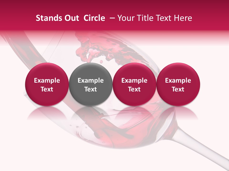 Cheers Cabernet Merlot PowerPoint Template