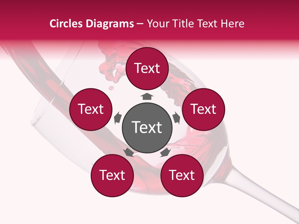 Cheers Cabernet Merlot PowerPoint Template