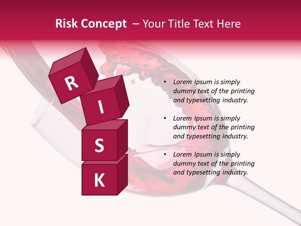 Cheers Cabernet Merlot PowerPoint Template