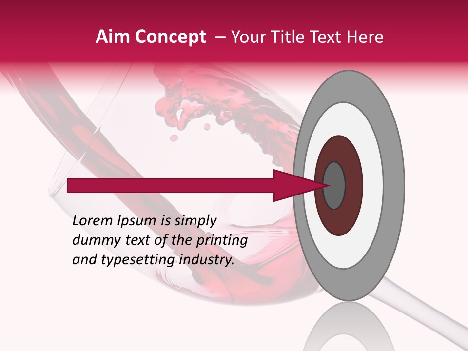Cheers Cabernet Merlot PowerPoint Template