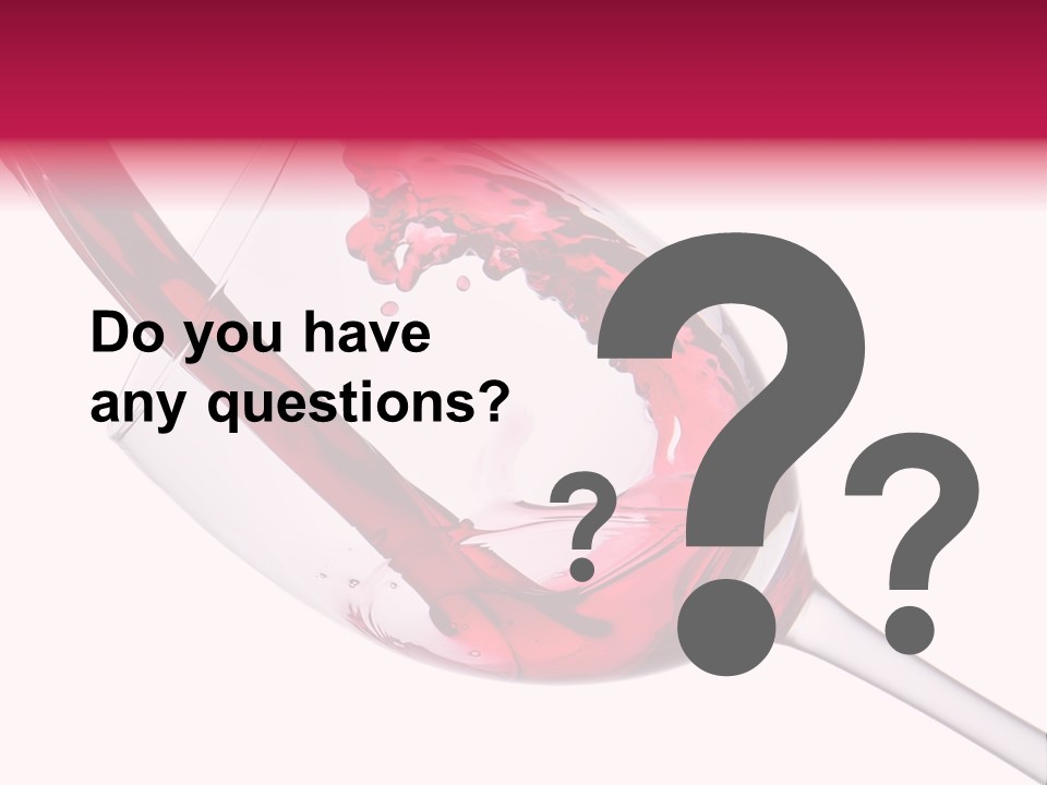 Cheers Cabernet Merlot PowerPoint Template