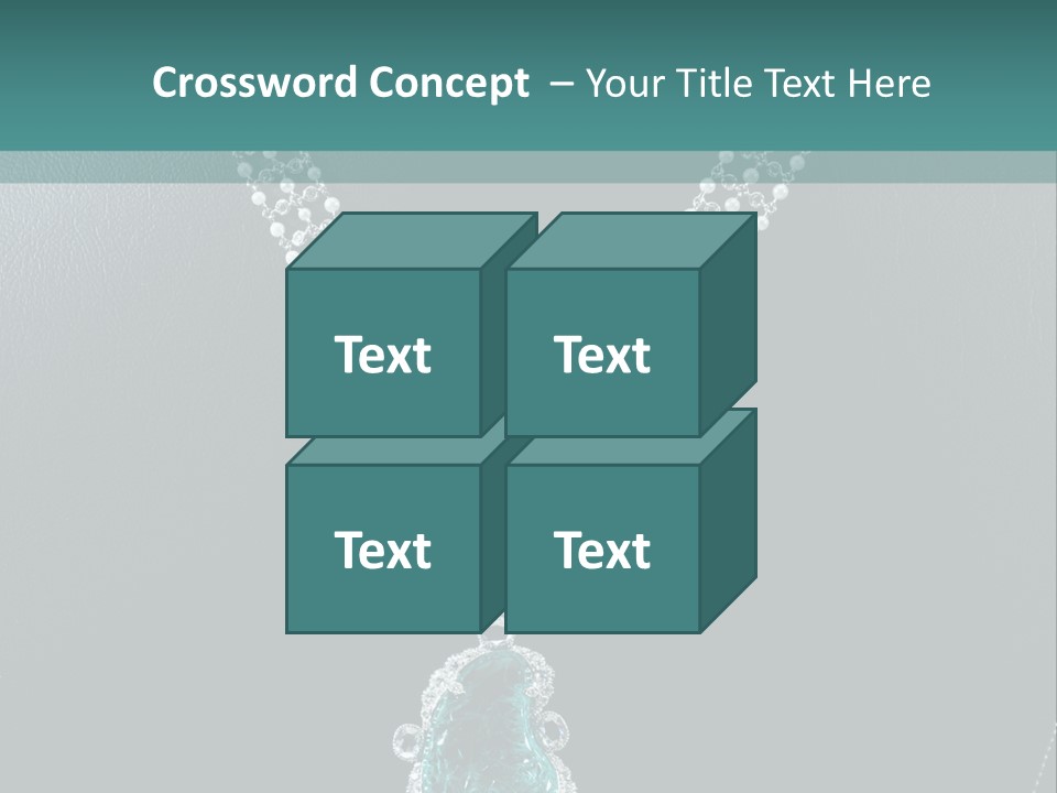 A Necklace On A Mannequin With A Green Stone PowerPoint Template