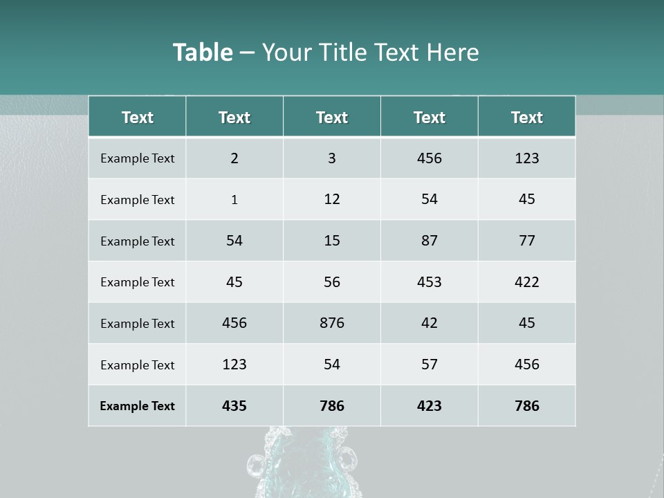 A Necklace On A Mannequin With A Green Stone PowerPoint Template