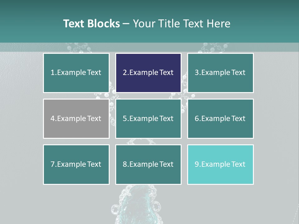 A Necklace On A Mannequin With A Green Stone PowerPoint Template