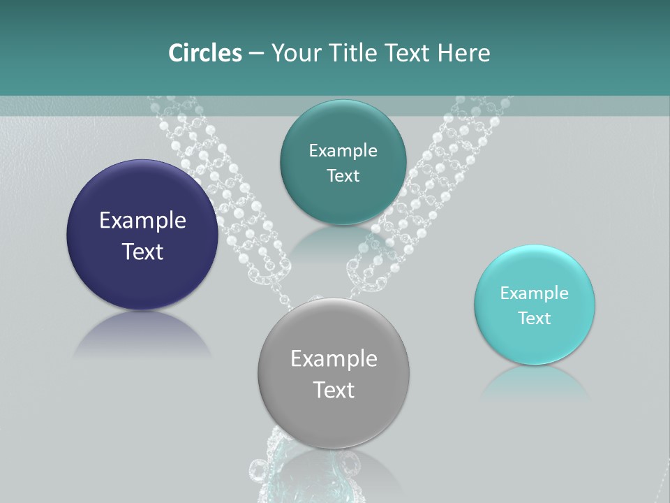 A Necklace On A Mannequin With A Green Stone PowerPoint Template