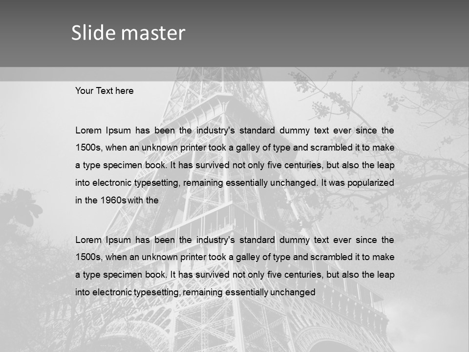 Tour Symbol Urban PowerPoint Template