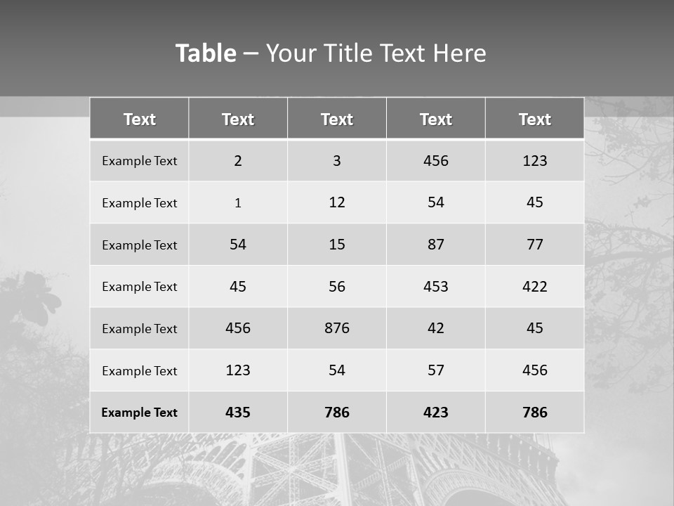 Tour Symbol Urban PowerPoint Template