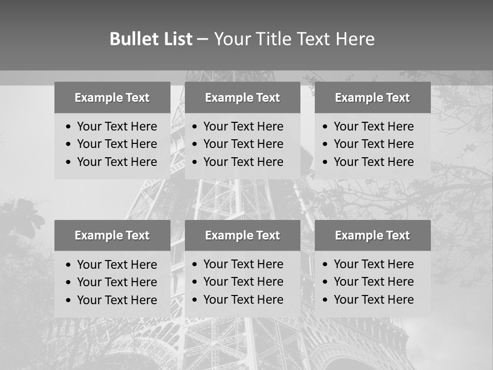 Tour Symbol Urban PowerPoint Template