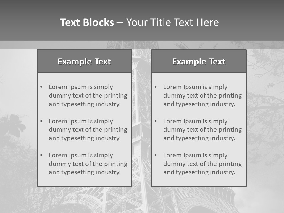 Tour Symbol Urban PowerPoint Template