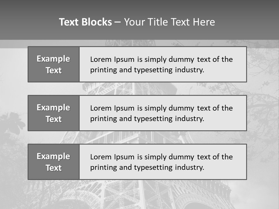 Tour Symbol Urban PowerPoint Template