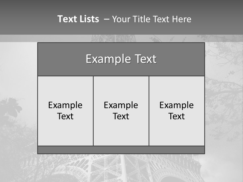Tour Symbol Urban PowerPoint Template