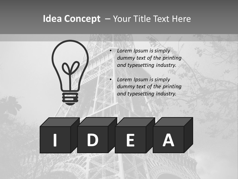 Tour Symbol Urban PowerPoint Template