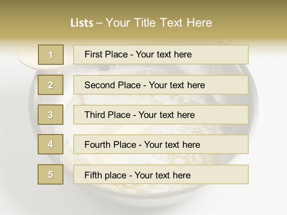 Seasoning Nobody Salad PowerPoint Template