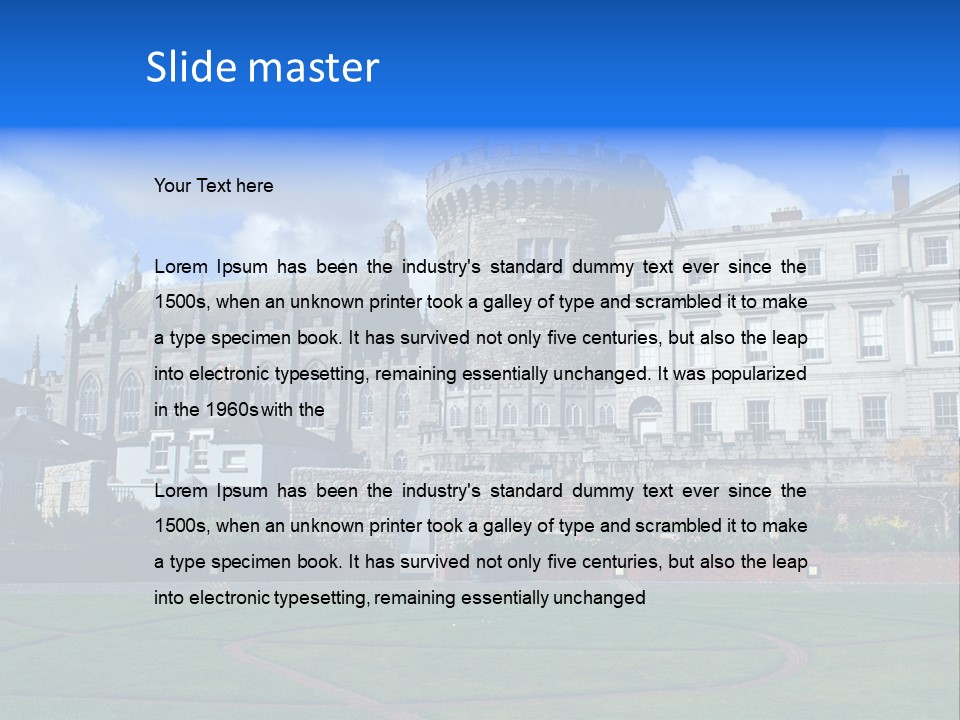 Job Skyscraper Stand PowerPoint Template