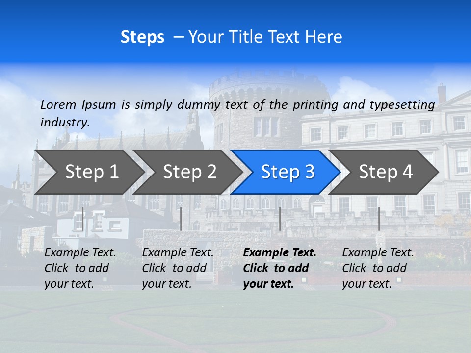 Job Skyscraper Stand PowerPoint Template
