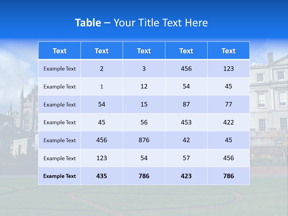 Job Skyscraper Stand PowerPoint Template